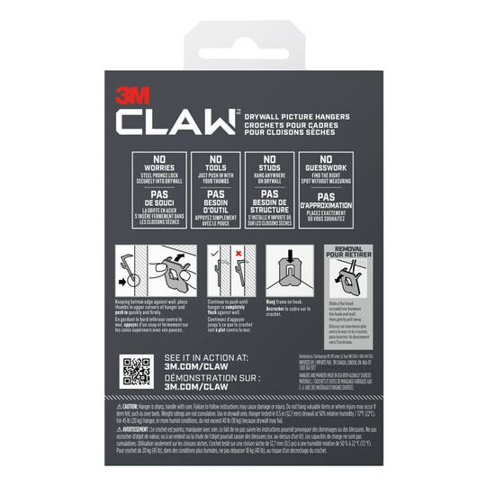 6 Pack: 3M CLAW™ Drywall Picture Hangers Variety Pack